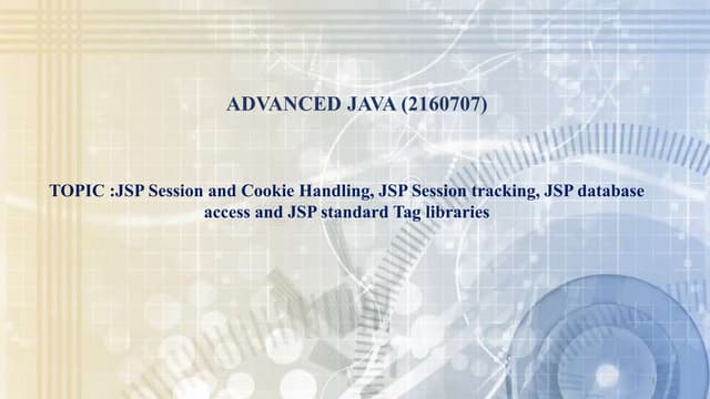 Advance Java