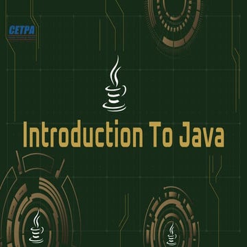 Introduction to java