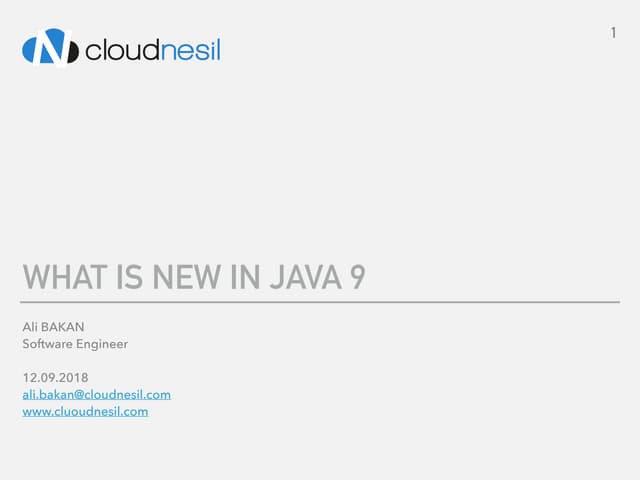 Java 9 New Features