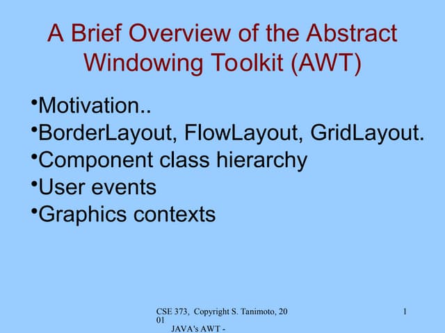 Java-awt.ppt Jena Power point presentation