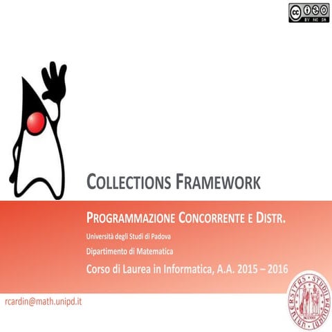 Java - Collections framework | PPTX | Programming Languages | Computing
