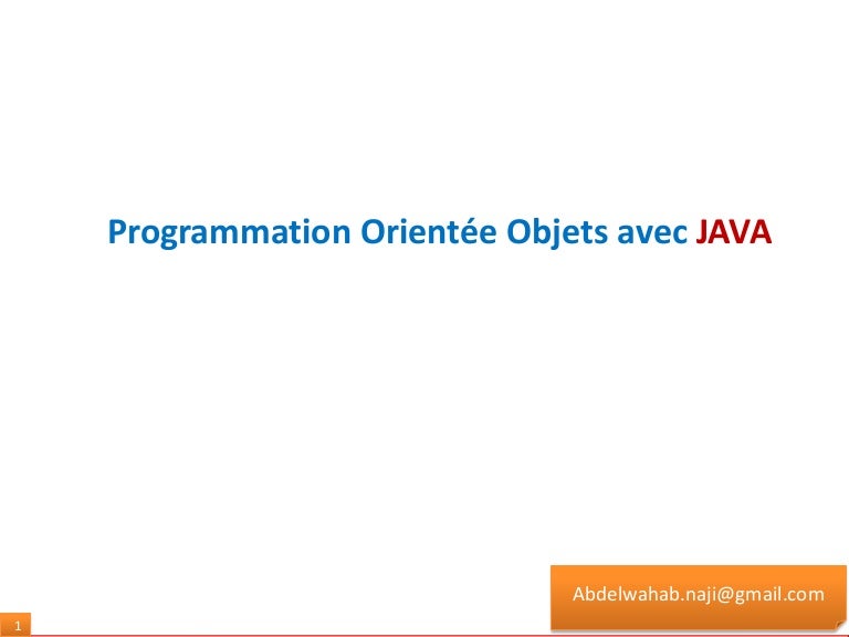 Java cours n° 2 - classe-objet-constructeur
