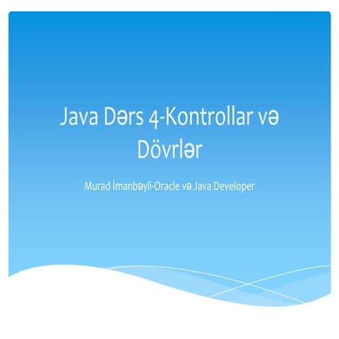 Java ders4