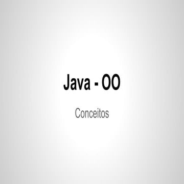 Java   oo - aula 01