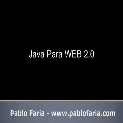 Java Para Web 2.0