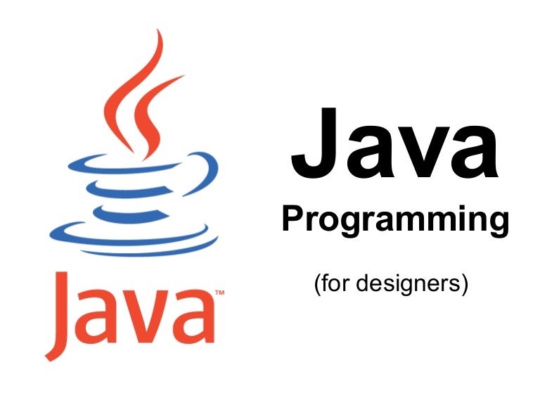 Java Programming for Designers