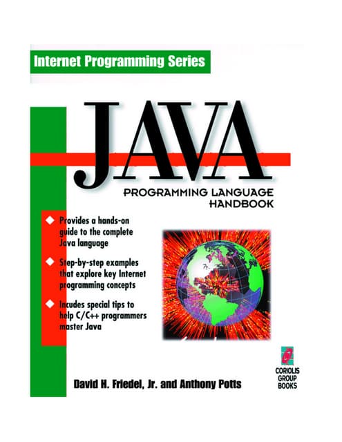Java programming-language-handbook | PDF