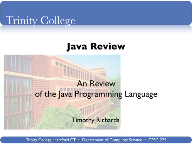 java review
