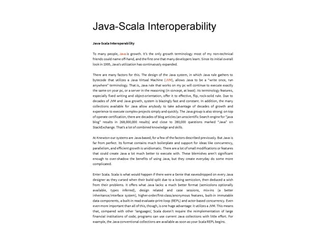 Java scala | PPT