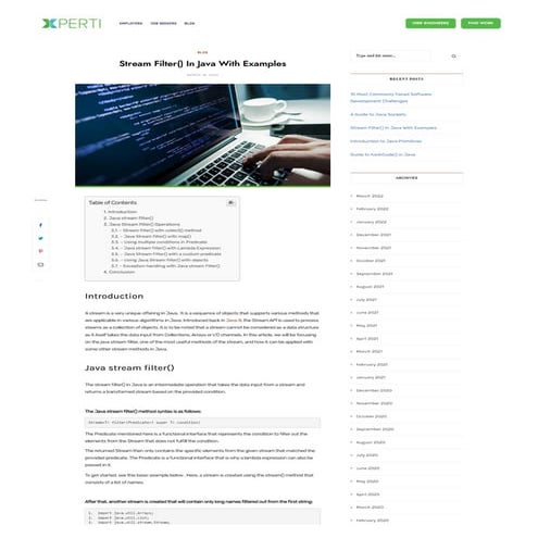 Stream Filter() In Java With Examples | PDF