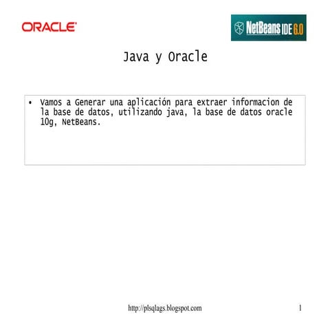 Java Y Oracle | PPT