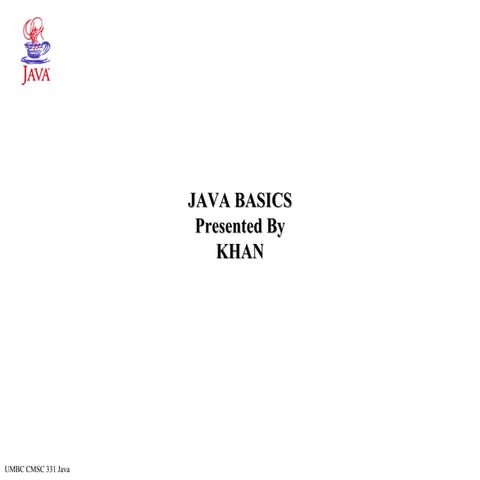 Java Basics | PPT