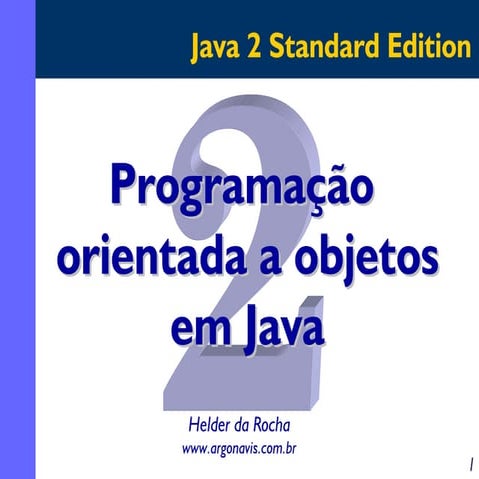 Programação Orientada a objetos em Java