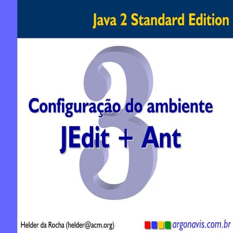 Configuração do ambiente JEdit + Ant