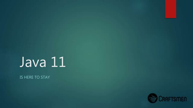 What's new in Java 11