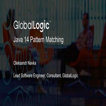 Pattern Matching in Java 14 | PPT