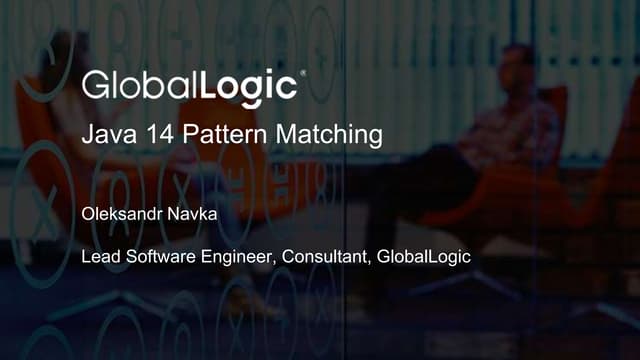 Pattern Matching in Java 14