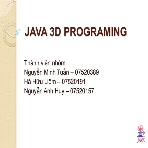 Lập trình Java GUI | PPT