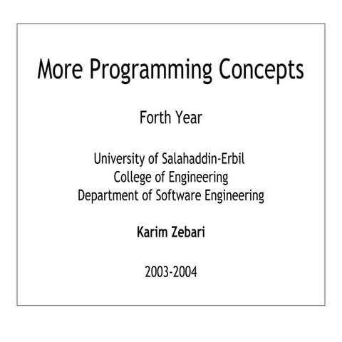 Advanced Java Topics | PPT