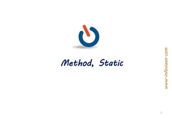 Method of java | PPT