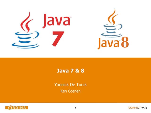 Java 7 & 8