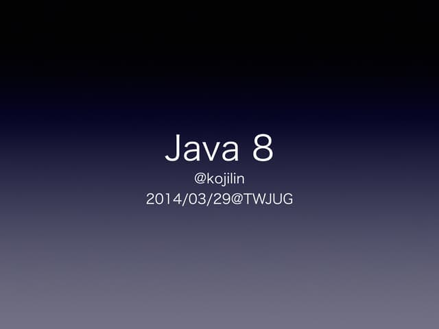 Java8 lambda