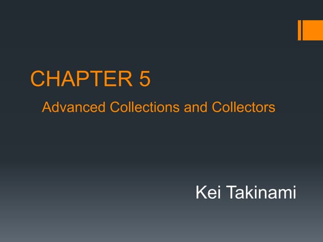 Java8 Lambda chapter5