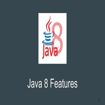 New Features in JDK 8