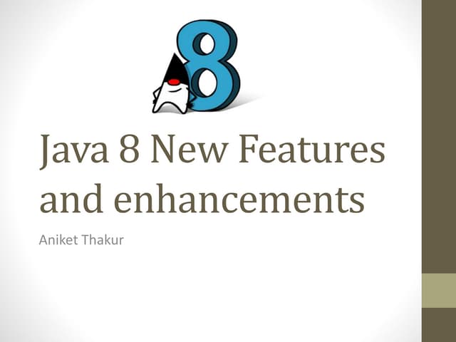 Java 8 new features