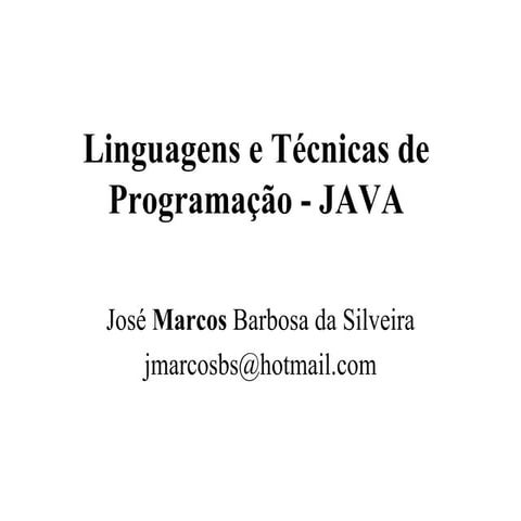 Uso de arquivos na linguagem Java | ODP