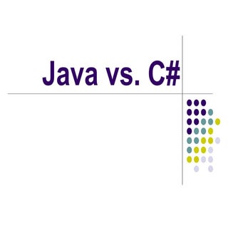 Difference between Java and c#
