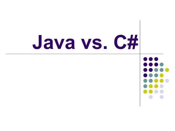 Difference between C++ and Java | PPT