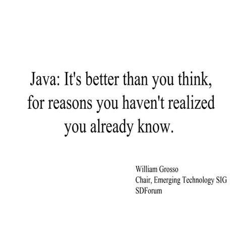 Java And Community Support | PPT | Programming Languages | Computing