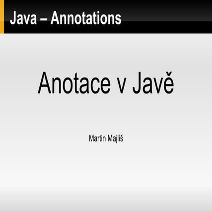 Java – Annotations | ODP