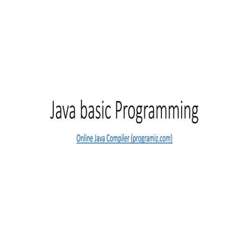 Java basic Programming.pptx