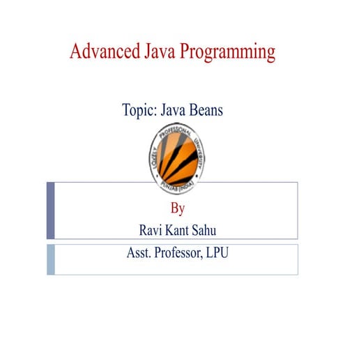 Java beans | PPT