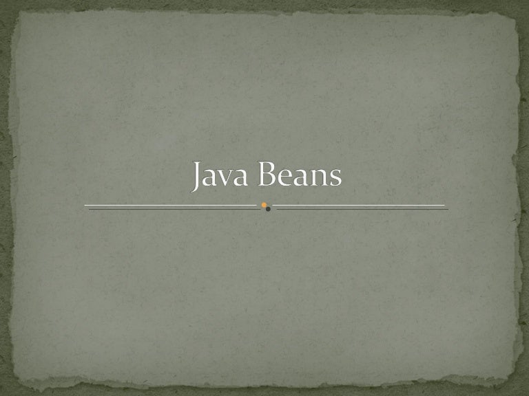 Java beans