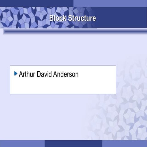 Java block structure | PPT