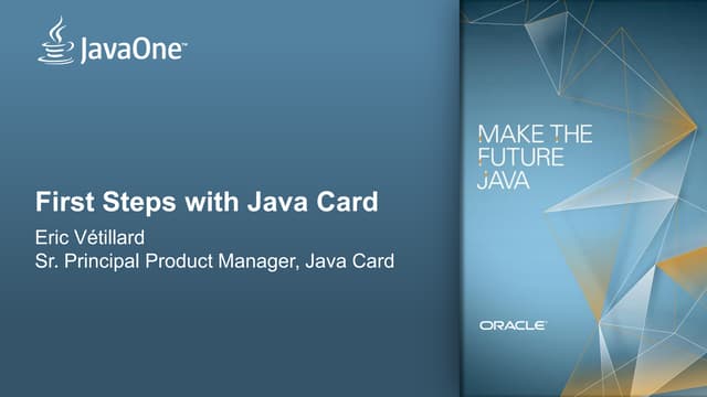 First Steps with Java Card