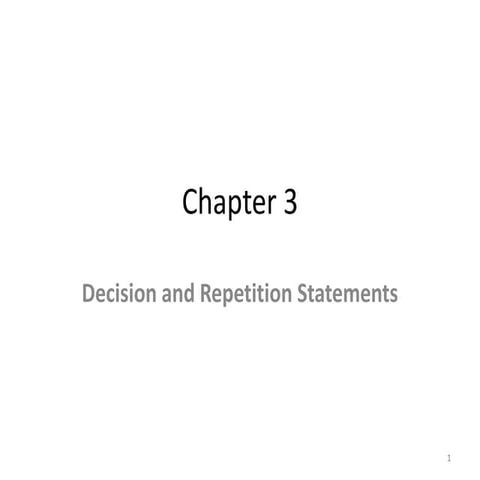 Java chapter 3 | PPTX