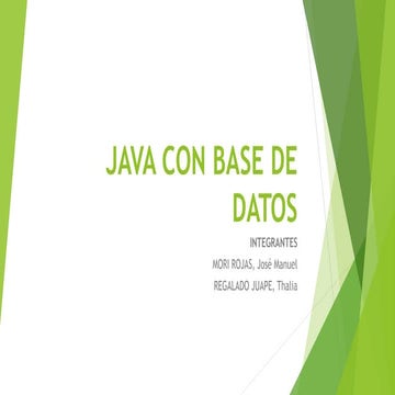 Java con Base de Datos