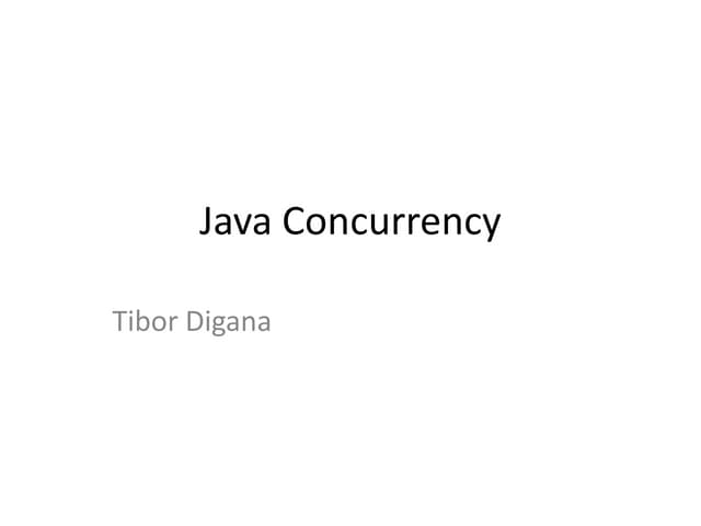 Java concurrency
