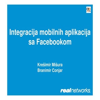 JavaCro'15 - Integration of Mobile ...