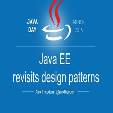 Java EE revisits design patterns | PPT