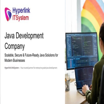 Java Development Company: From Strategy to Scalable Solutions | PDF