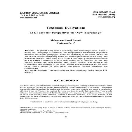 Javad, m.  2010 textbook evaluation (1)