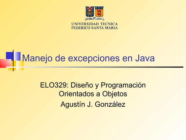 Java exceptions