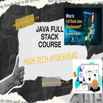Comprehensive Java Full Stack Development Course with Real-Time ...