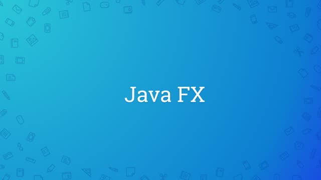 Java fx