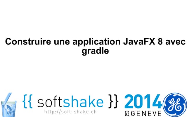 Construire une application JavaFX 8 avec gradle